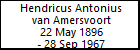 Hendricus Antonius van Amersvoort