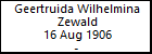 Geertruida Wilhelmina Zewald