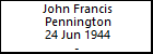 John Francis Pennington
