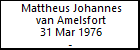 Mattheus Johannes van Amelsfort