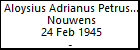 Aloysius Adrianus Petrus Josefus Nouwens