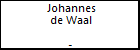 Johannes de Waal
