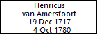 Henricus van Amersfoort