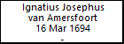 Ignatius Josephus van Amersfoort