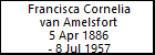 Francisca Cornelia van Amelsfort