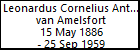 Leonardus Cornelius Antonius van Amelsfort