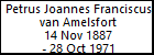 Petrus Joannes Franciscus van Amelsfort