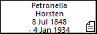 Petronella Horsten