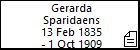 Gerarda Sparidaens