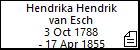 Hendrika Hendrik van Esch