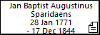 Jan Baptist Augustinus Sparidaens