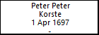 Peter Peter Korste