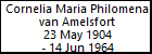 Cornelia Maria Philomena van Amelsfort