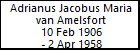 Adrianus Jacobus Maria van Amelsfort