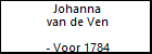 Johanna van de Ven