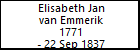 Elisabeth Jan van Emmerik