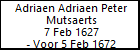 Adriaen Adriaen Peter Mutsaerts