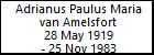 Adrianus Paulus Maria van Amelsfort
