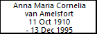 Anna Maria Cornelia van Amelsfort