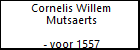 Cornelis Willem Mutsaerts