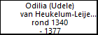 Odilia (Udele) van Heukelum-Leijenburg