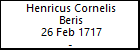 Henricus Cornelis Beris