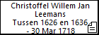 Christoffel Willem Jan Leemans