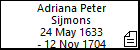 Adriana Peter Sijmons