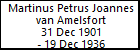 Martinus Petrus Joannes van Amelsfort