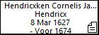 Hendricxken Cornelis Jan Peter Hendricx