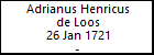 Adrianus Henricus de Loos