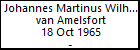 Johannes Martinus Wilhelmus van Amelsfort