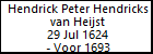 Hendrick Peter Hendricks van Heijst