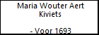 Maria Wouter Aert Kiviets