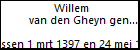 Willem van den Gheyn gen. van Cronenburg