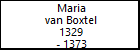 Maria van Boxtel