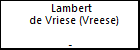 Lambert de Vriese (Vreese)
