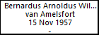 Bernardus Arnoldus Wilhelmus Albertus van Amelsfort