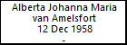 Alberta Johanna Maria van Amelsfort