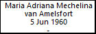 Maria Adriana Mechelina van Amelsfort