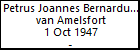 Petrus Joannes Bernardus Maria van Amelsfort