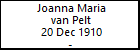 Joanna Maria van Pelt