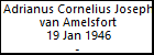 Adrianus Cornelius Joseph van Amelsfort