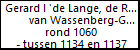 Gerard I 'de Lange, de Rossige' van Wassenberg-Gelre