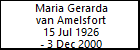 Maria Gerarda van Amelsfort