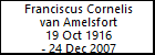 Franciscus Cornelis van Amelsfort