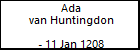 Ada van Huntingdon