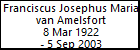 Franciscus Josephus Maria van Amelsfort