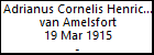 Adrianus Cornelis Henricus Josephus van Amelsfort