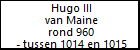 Hugo III van Maine